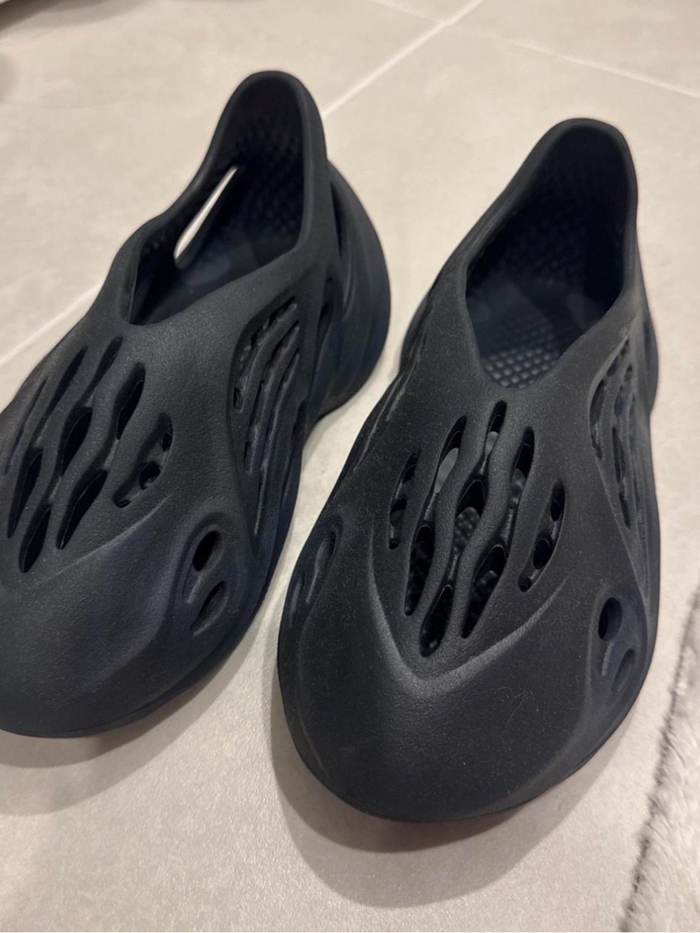 Yeezy Foam Runner Slip-On Clogs in Black